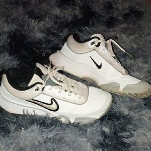 Nike White and Black Athletic Shoes